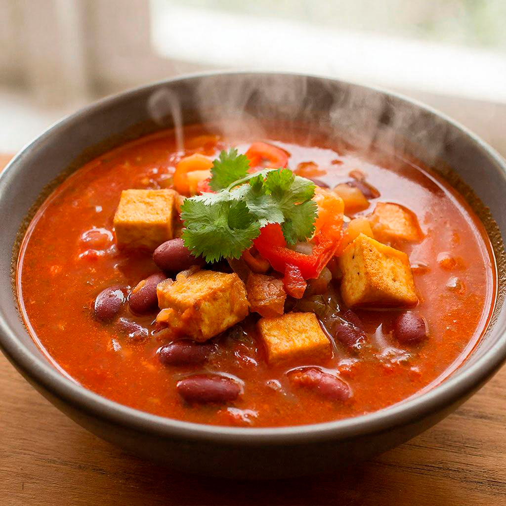 Мексиканский фасолевый суп с тофу – пошаговый рецепт мексиканский фасолевый суп с хрустящим тофу в тарелке