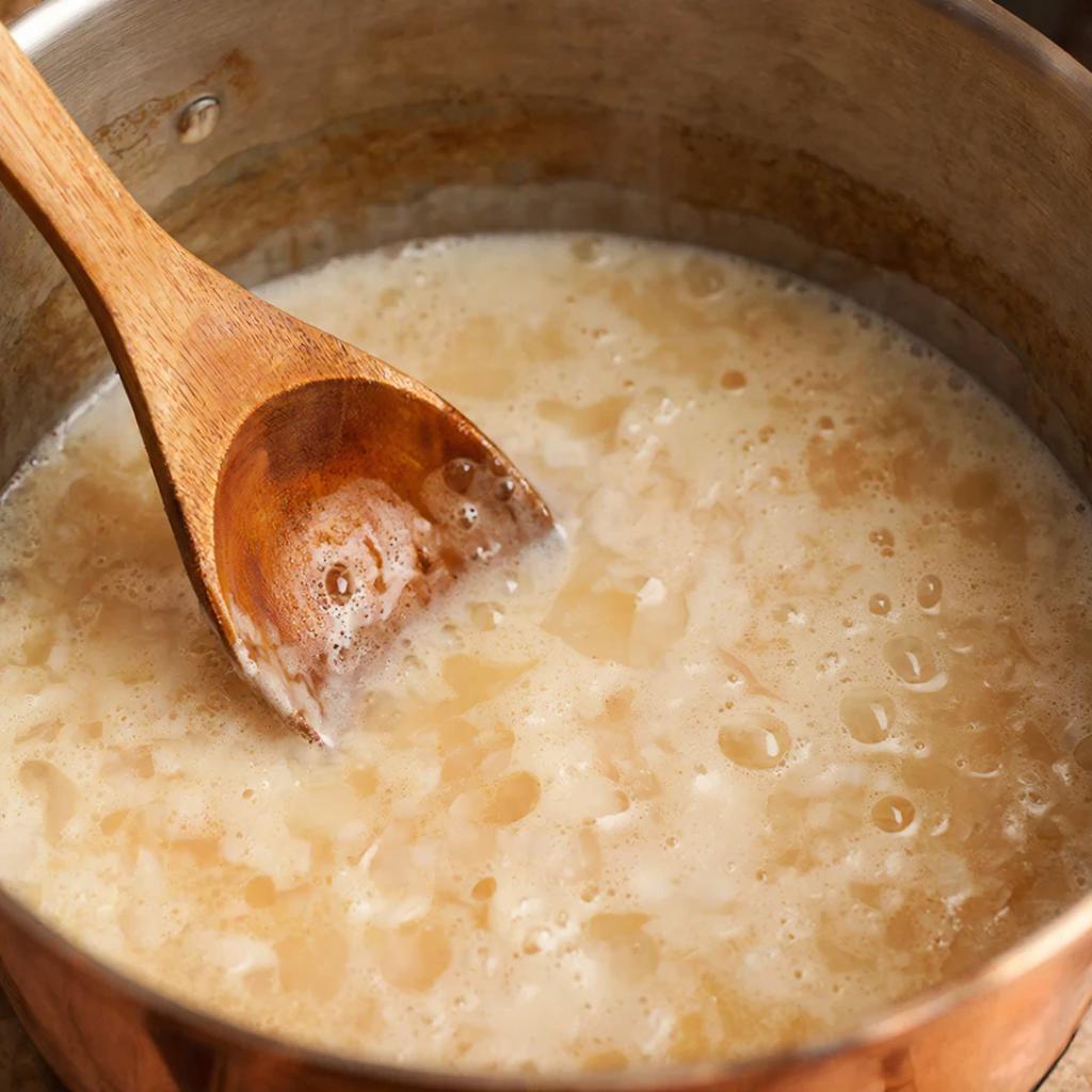 Рис с молоком для пудинга Приготовление рисового пудинга на плите