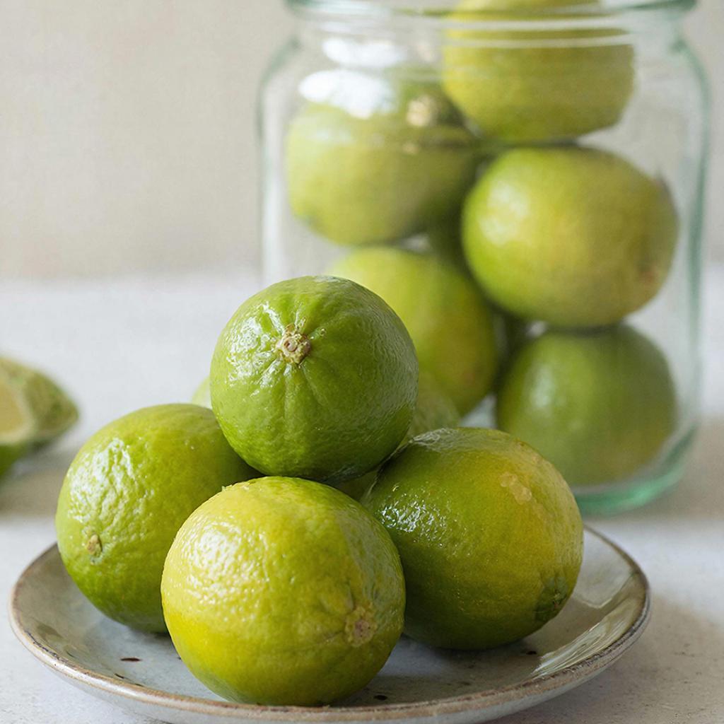 Подача солёных лаймов Солёные лаймы как заготовка для мяса, птицы и салатов