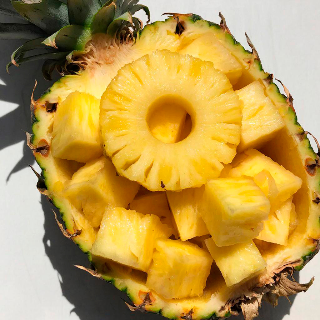 Способы нарезки ананаса как нарезать ананас кольцами и кубиками