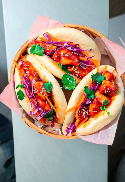 Гуа бао с грудинкой