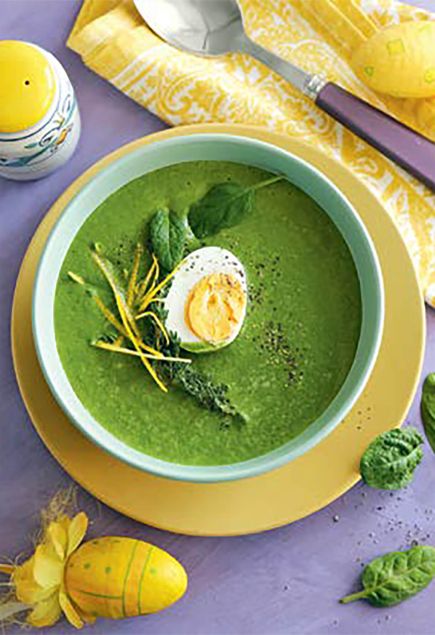 Суп-пюре из шпината