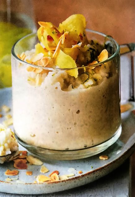 Рисовый пудинг с манго