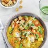 Гороховый суп на курином бульоне