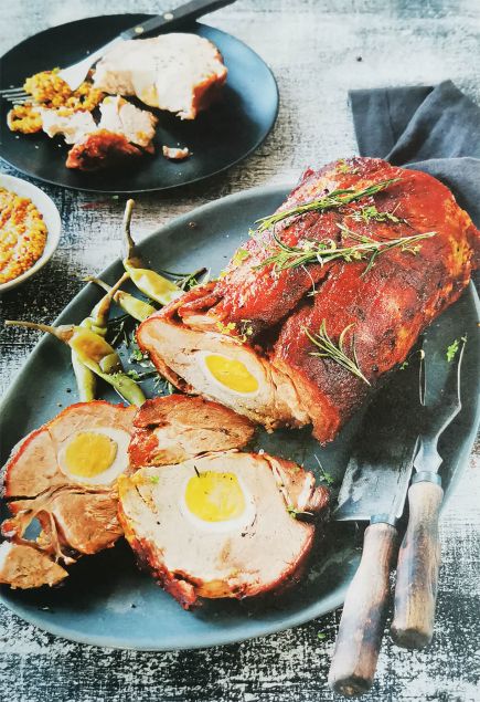 Окорок с яйцом