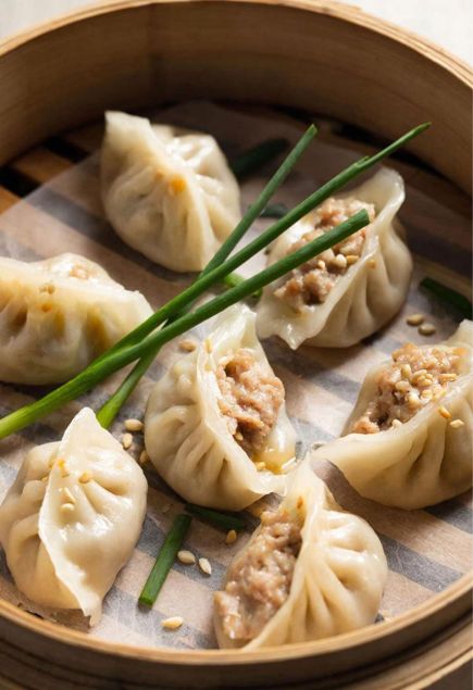 Димсамы с пекинской капустой и свининой