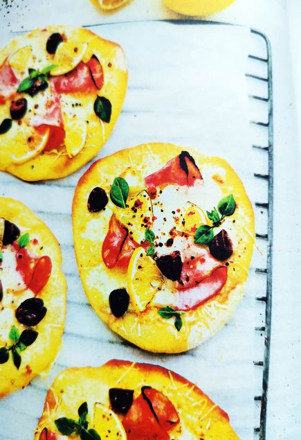 Пиццетты с лимоном