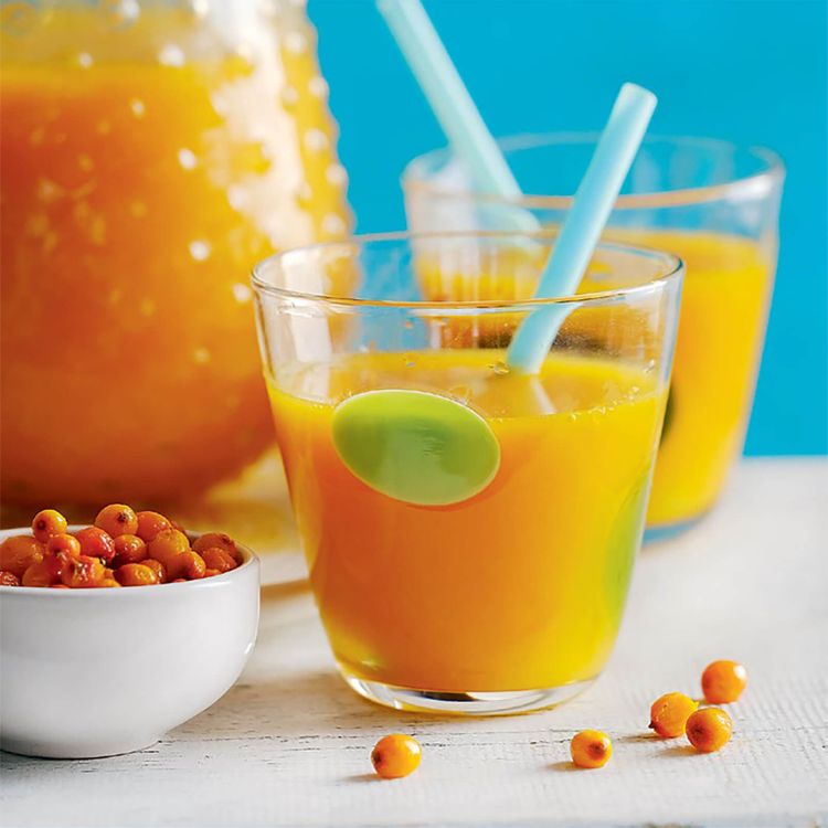 Облепихово-имбирный напиток с медом