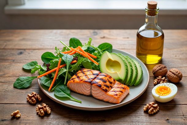 Полезные жиры в рационе – рыба, авокадо, оливковое масло и орехи