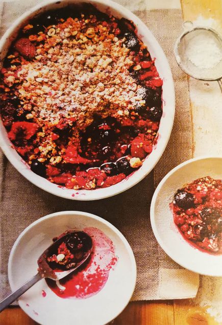 Ягодный крамбл