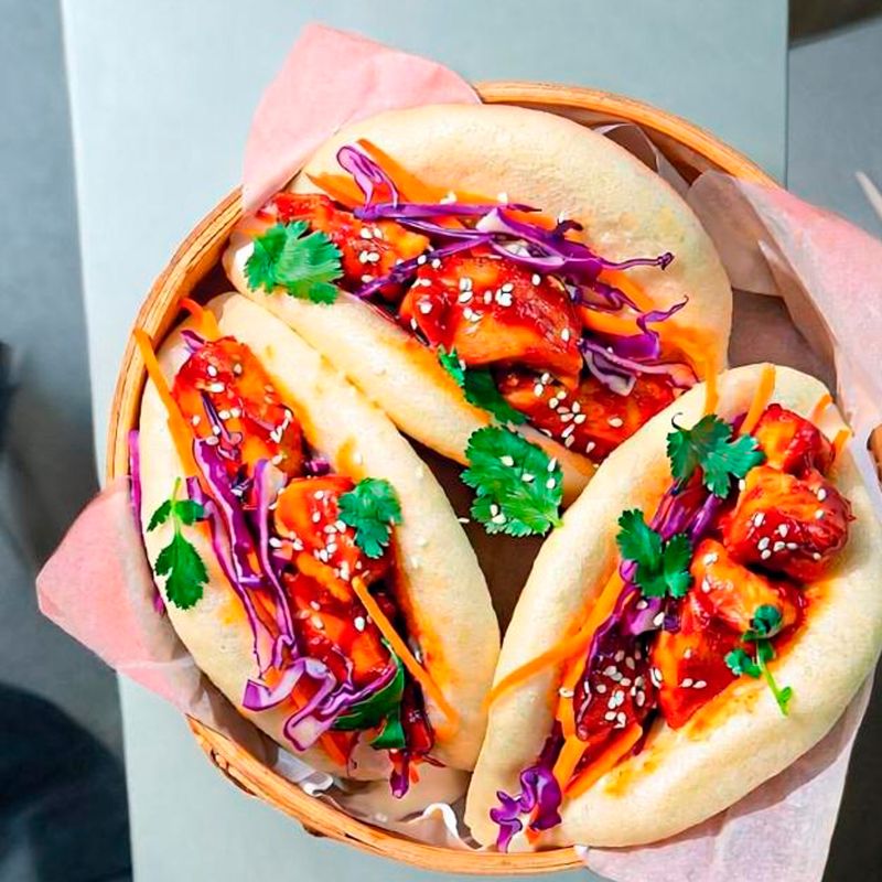 Гуа бао с грудинкой