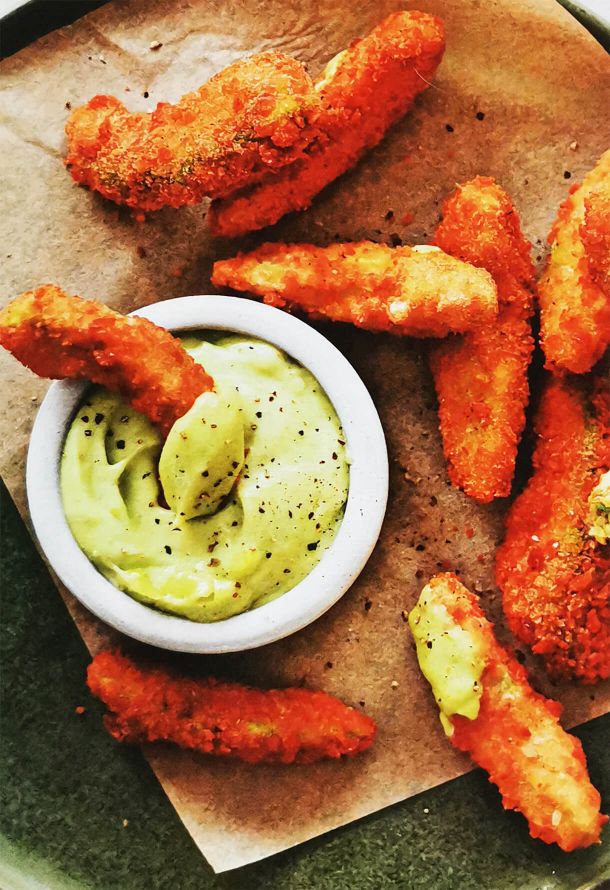 Авокадо во фритюре